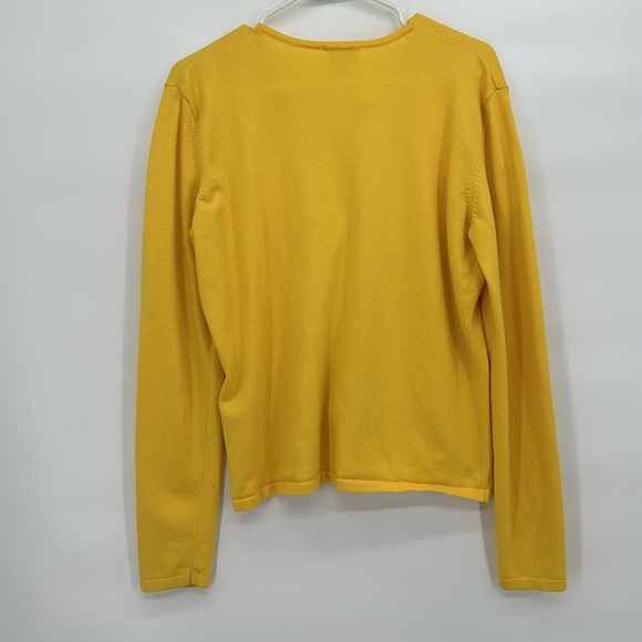 Lily Pulitzer Yellow Cardigan preppy fall 2025 cottage core - Picture 2 of 7
